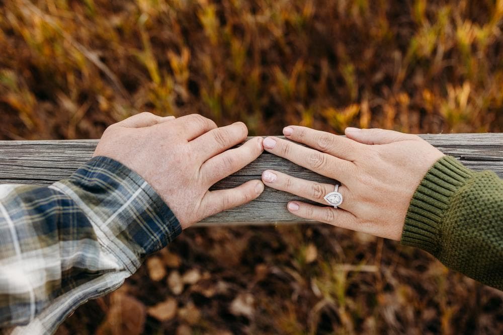 Romantic couples photography session natural light Colorado
