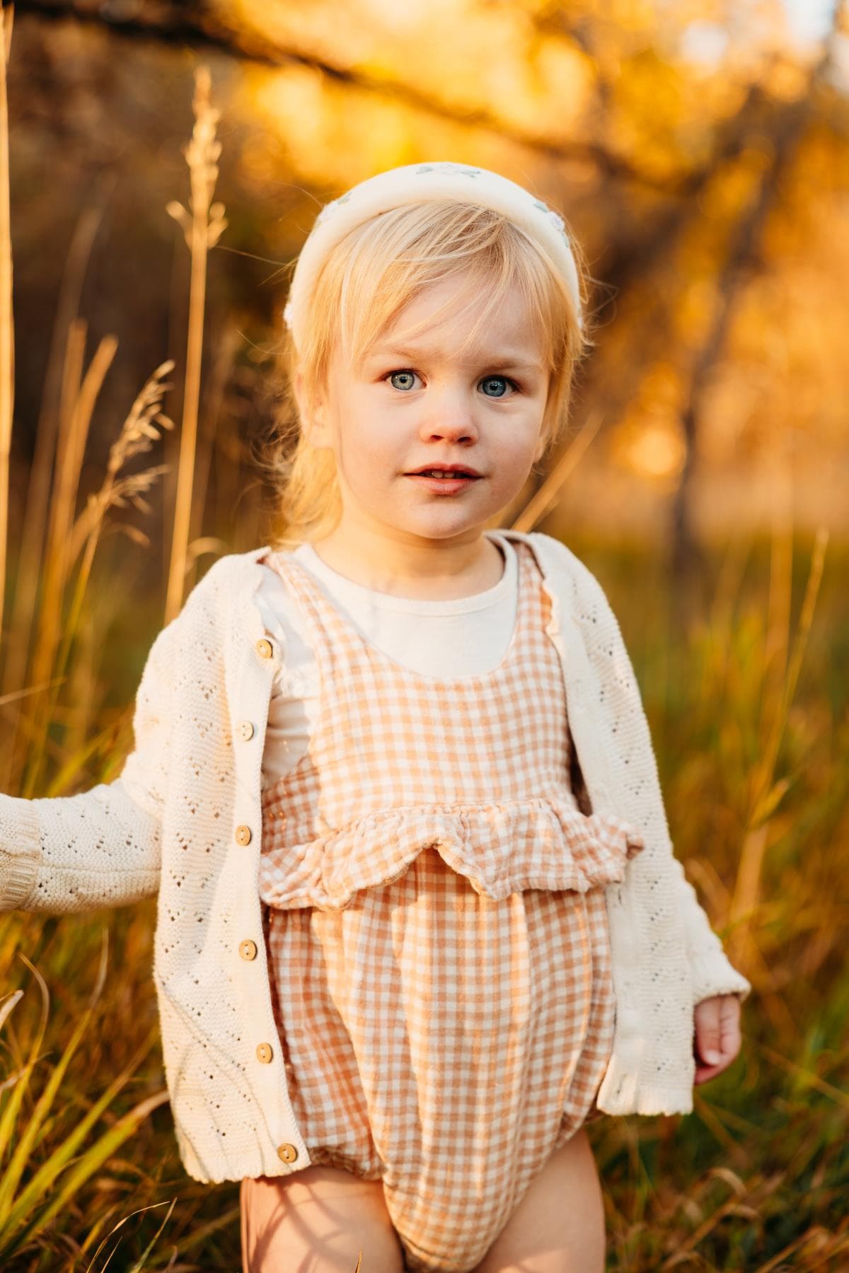 Family portrait golden hour natural light Northern Colorado