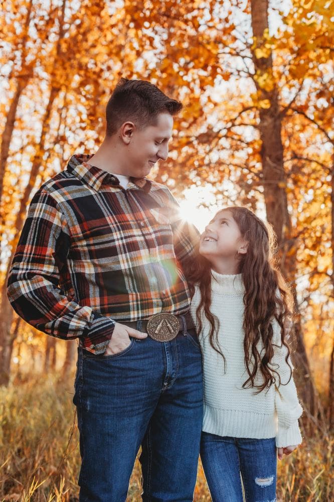 Kids running in field family session Severance Colorado