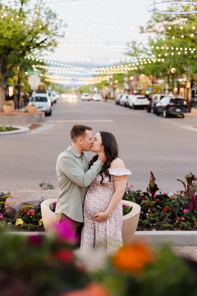 Maternity session beautiful glow natural light Severance Colorado