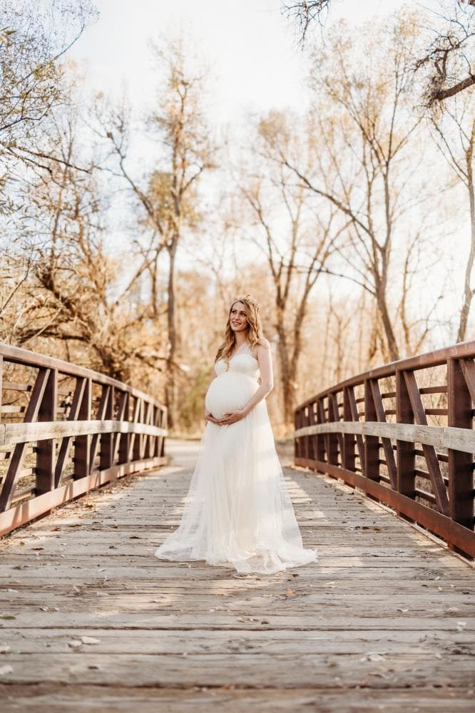 Maternity session beautiful glow natural light Severance Colorado