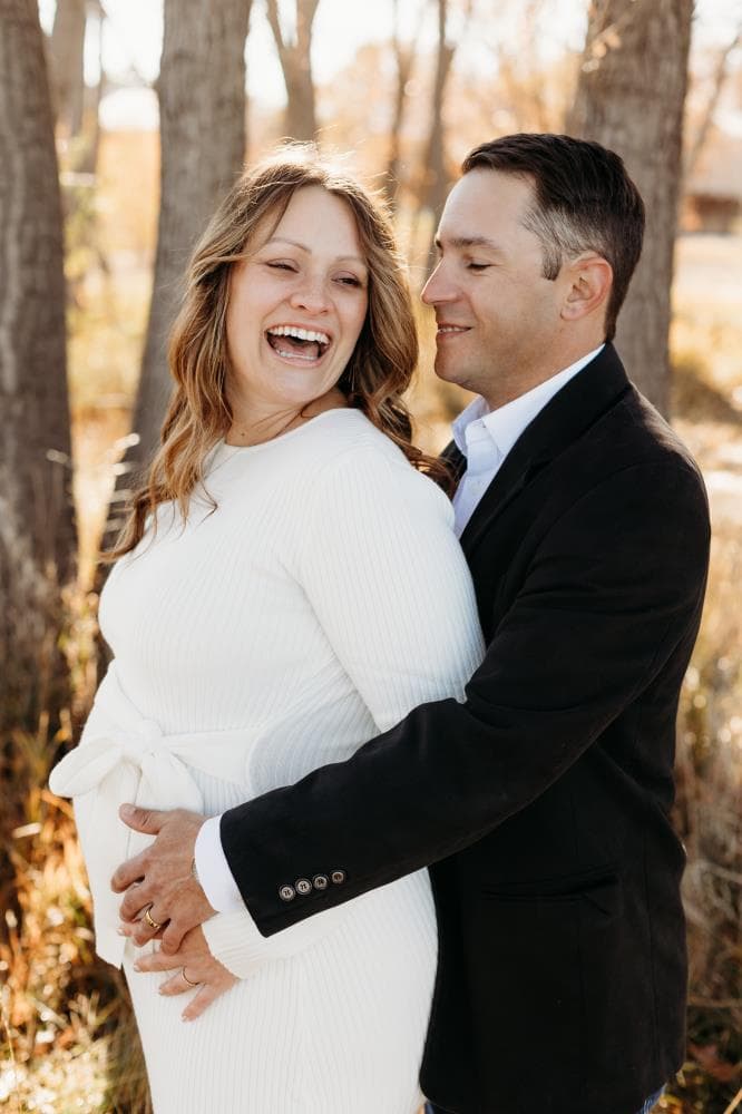 Maternity session beautiful glow natural light Severance Colorado