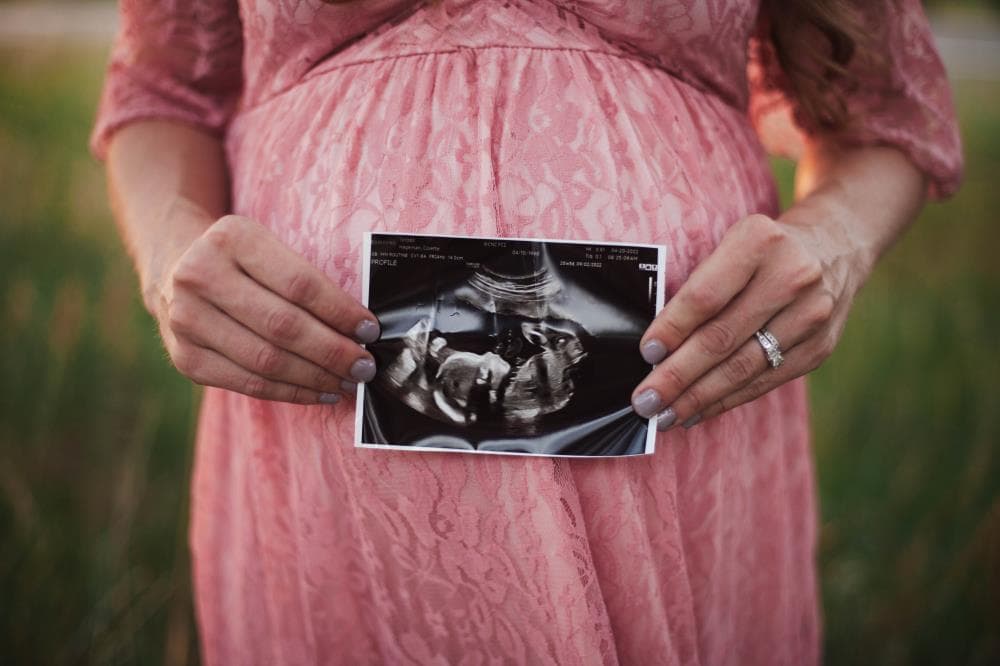 Maternity photography natural light golden hour Fort Collins Colorado