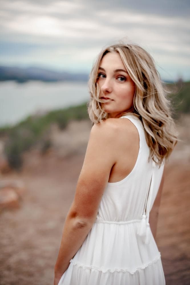 Senior portrait session authentic personality Fort Collins CO
