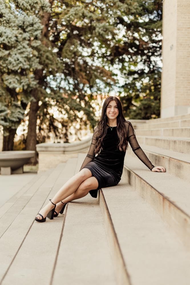 High school senior confident outdoor portrait session Fort Collins Colorado