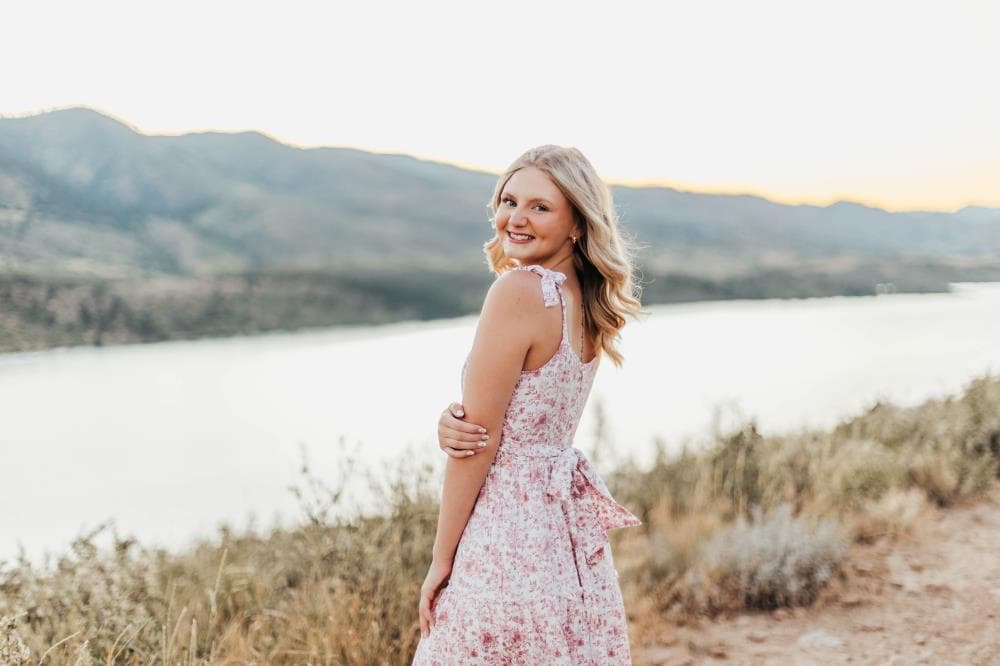 Senior portrait session authentic personality Fort Collins CO