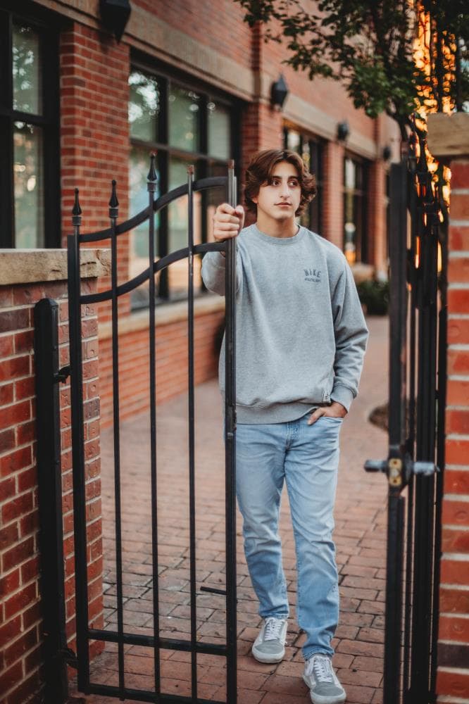 High school senior confident outdoor portrait session Fort Collins Colorado