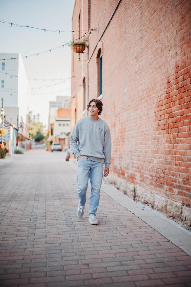 High school senior confident outdoor portrait session Fort Collins Colorado