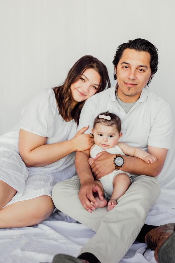 Family studio portraits controlled lighting Colorado photographer