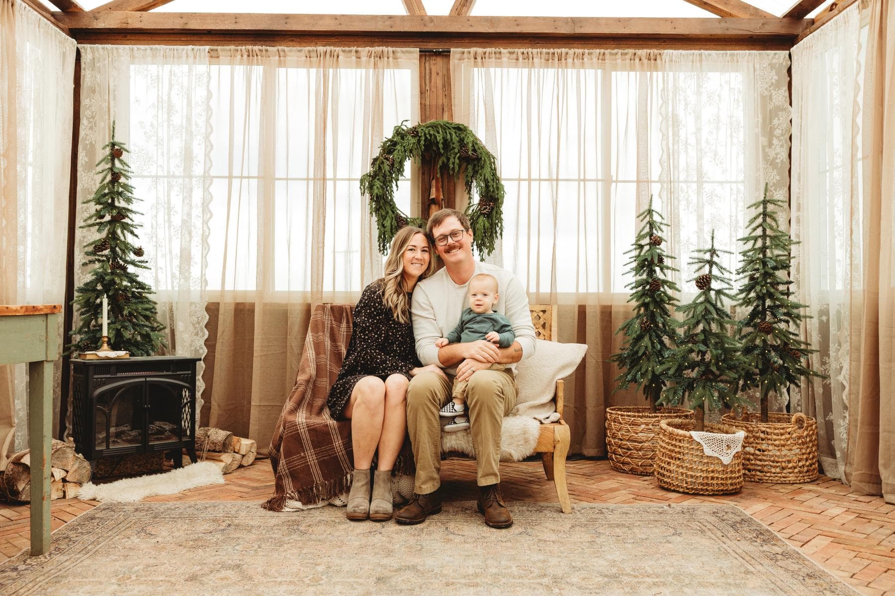 Family studio portraits controlled lighting Colorado photographer