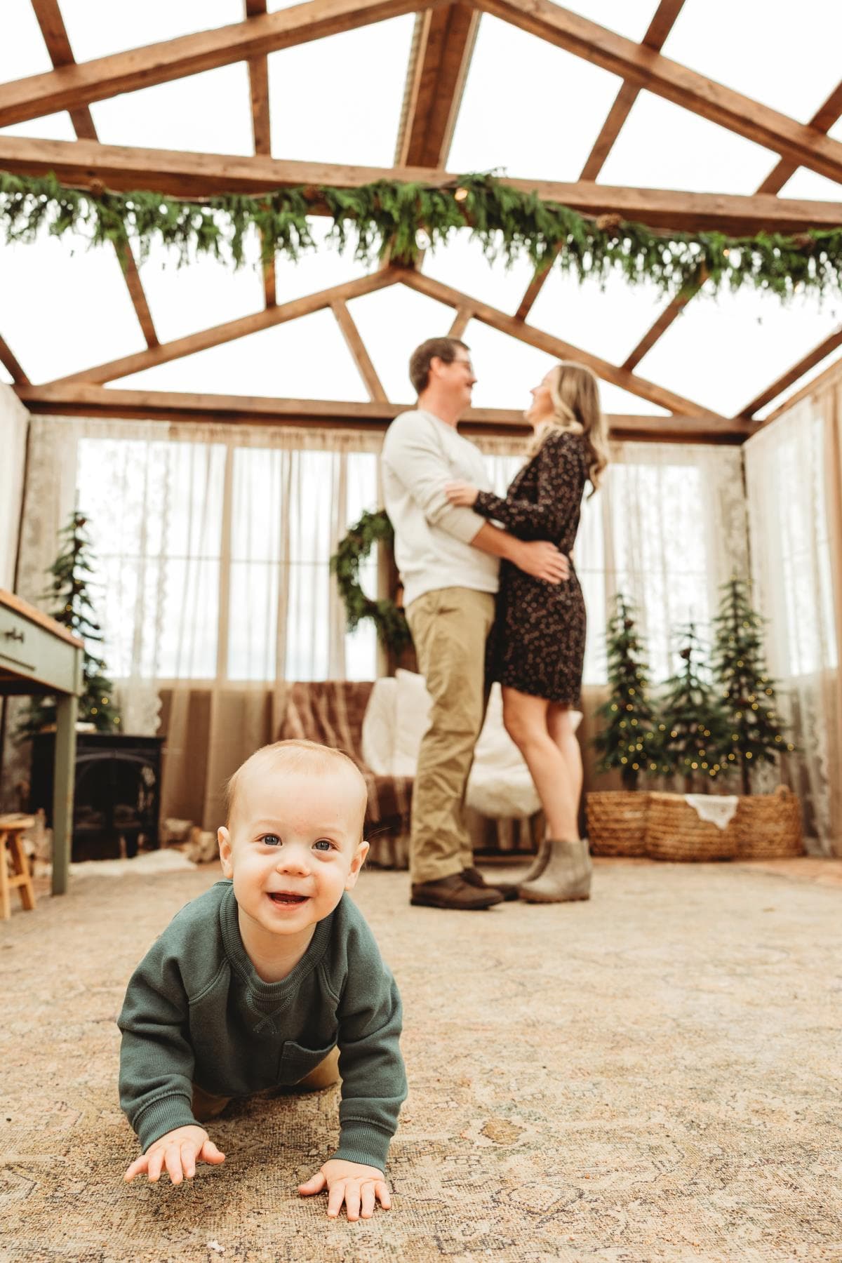 Family studio portraits controlled lighting Colorado photographer